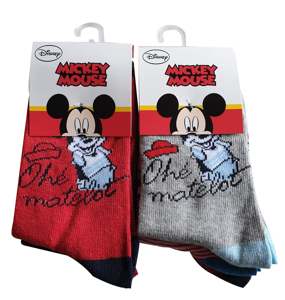 Bekleidung adidas DISNEY MICKEY MOUSE KINDER STOPPER SOCKEN 2er PACK MICKY MAUS GRAU SCHWARZ Socken
